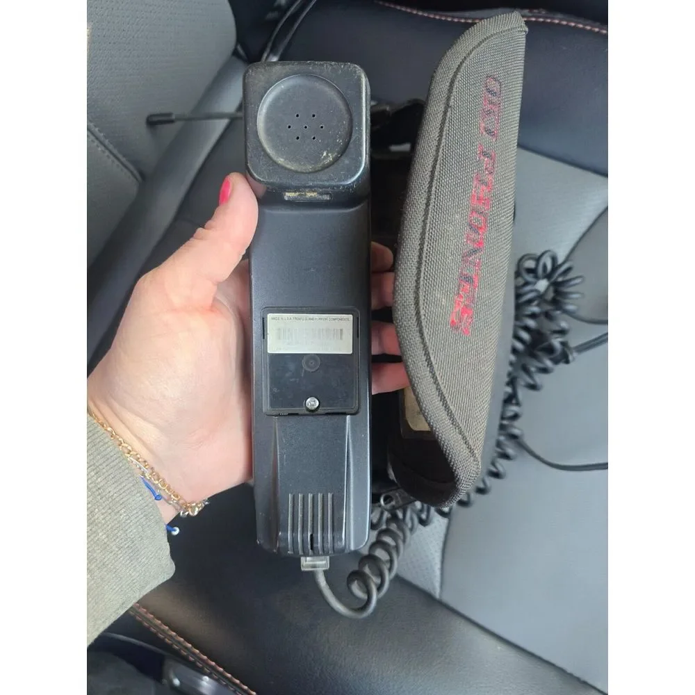 Vintage OKI UM9038 Brick Telephone Car Cell Phone Battery Car Adapter Case VIDEO